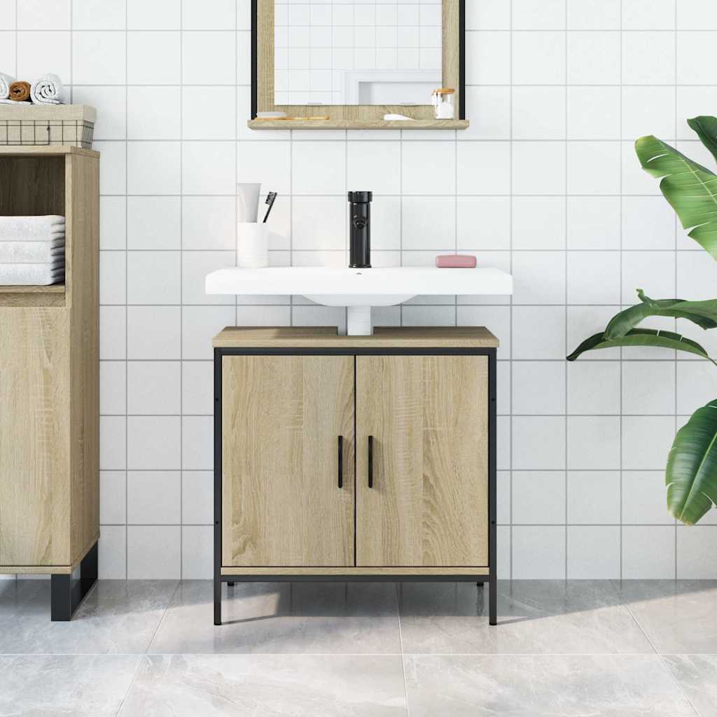 Servantskap Sonoma Eik 60X30X60 Cm Konstruert Tre