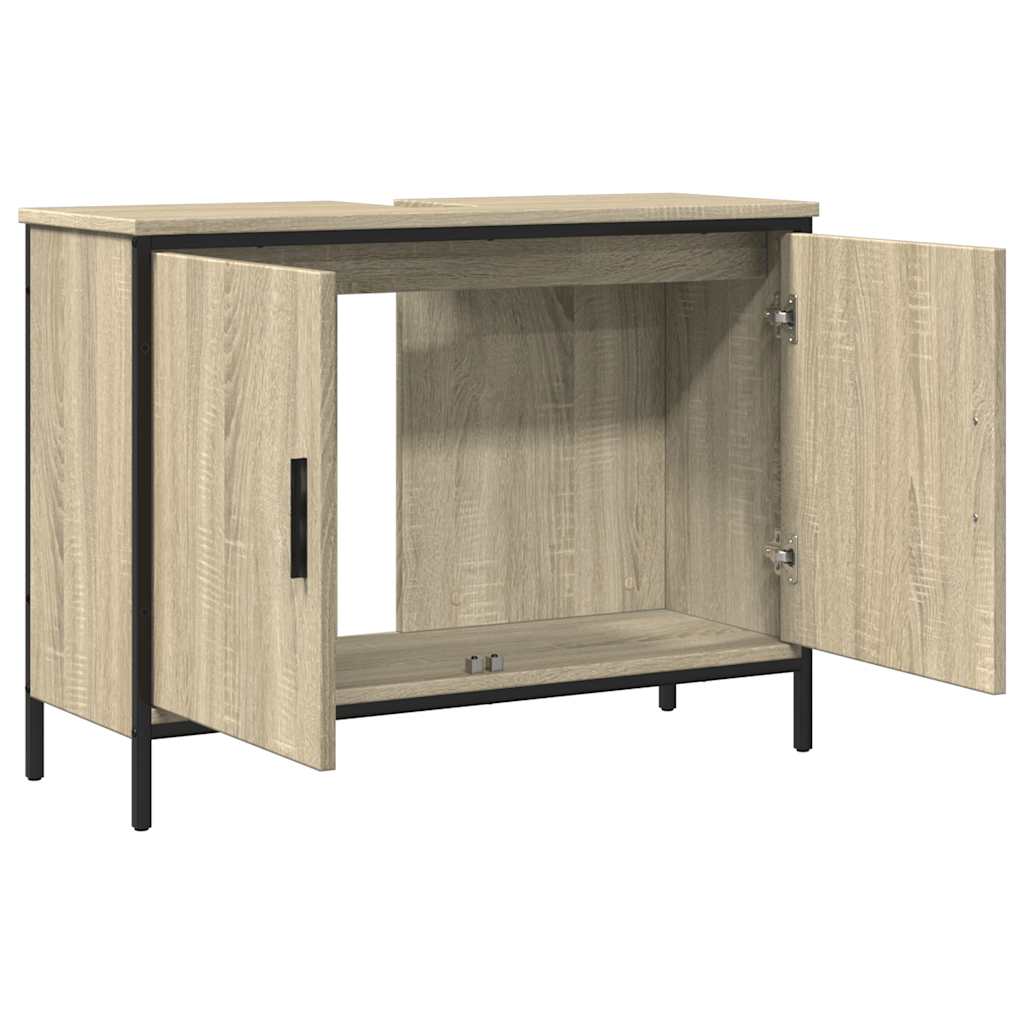 Servantskap Sonoma Eik 80X30X60 Cm Konstruert Tre