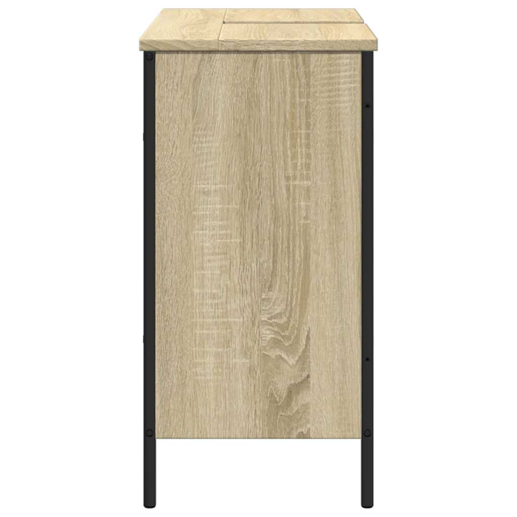 Servantskap Sonoma Eik 80X30X60 Cm Konstruert Tre