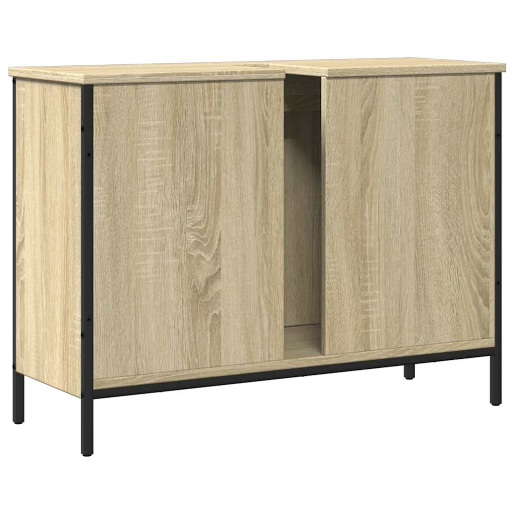Servantskap Sonoma Eik 80X30X60 Cm Konstruert Tre