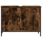 Servantskap Røkt Eik 80X30X60 Cm Konstruert Tre