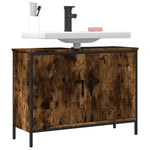 Servantskap Røkt Eik 80X30X60 Cm Konstruert Tre