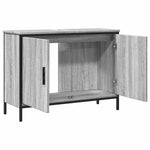 Servantskap Grå Sonoma 80X30X60 Cm Konstruert Tre