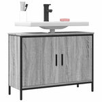 Servantskap Grå Sonoma 80X30X60 Cm Konstruert Tre
