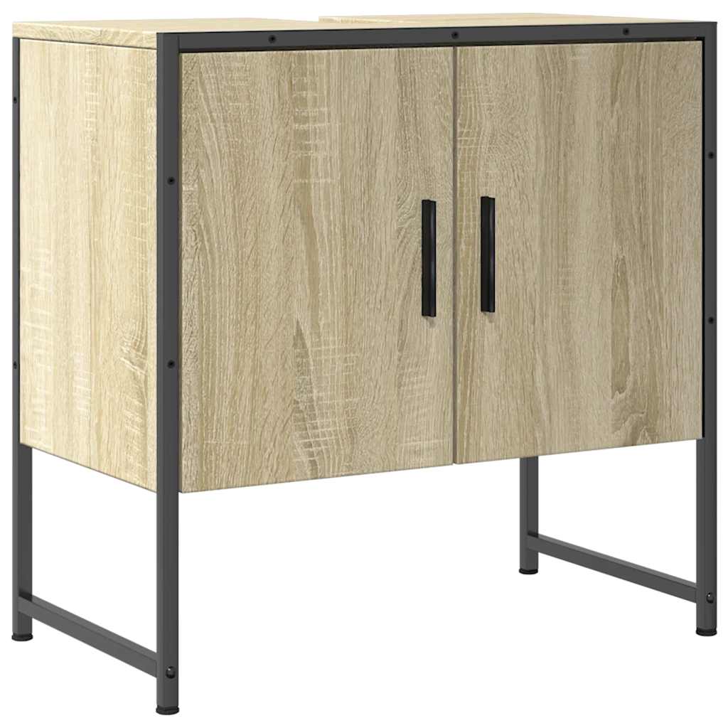 Servantskap Sonoma Eik 60X33X60 Cm Konstruert Tre
