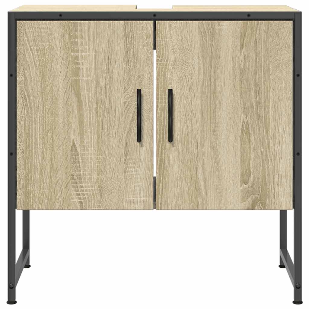 Servantskap Sonoma Eik 60X33X60 Cm Konstruert Tre