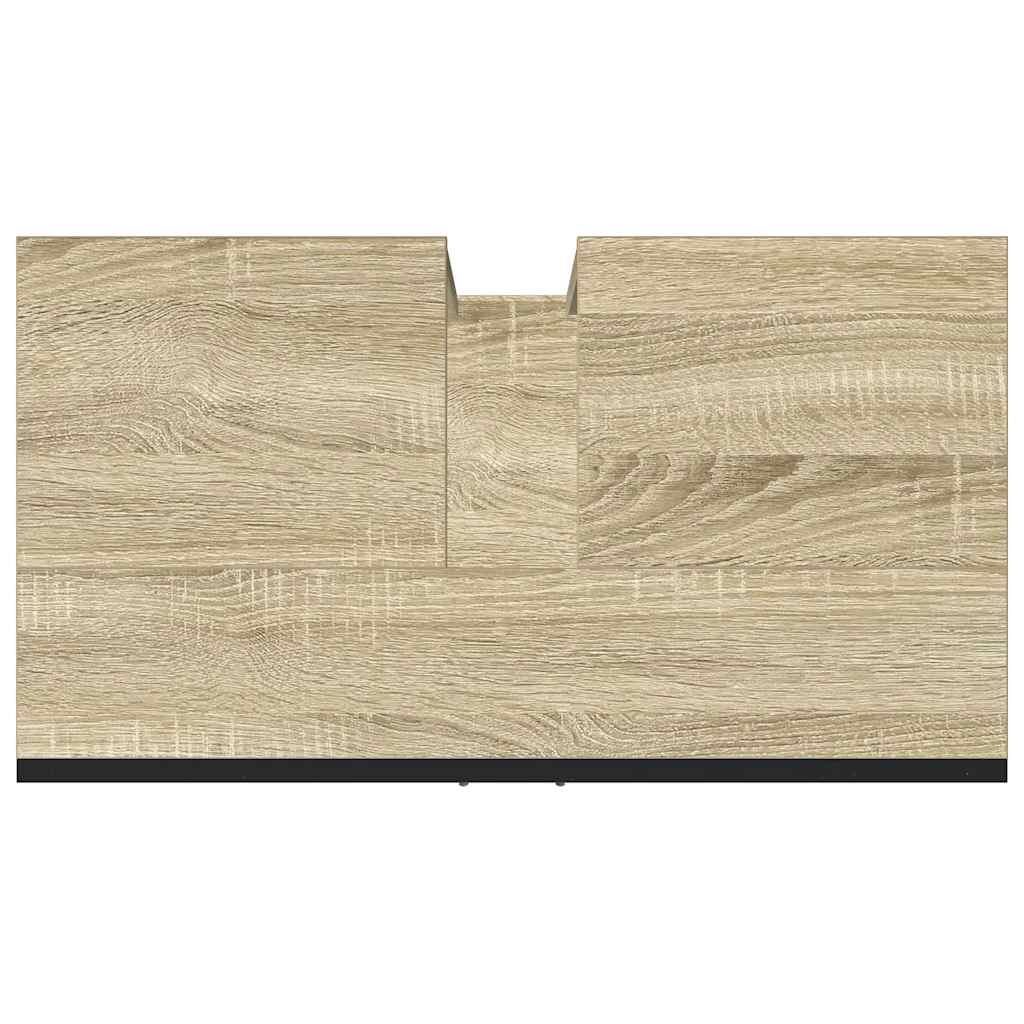 Servantskap Sonoma Eik 60X33X60 Cm Konstruert Tre