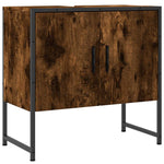 Servantskap Røkt Eik 60X33X60 Cm Konstruert Tre