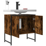 Servantskap Røkt Eik 60X33X60 Cm Konstruert Tre