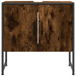 Servantskap Røkt Eik 60X33X60 Cm Konstruert Tre
