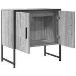 Servantskap Grå Sonoma 60X33X60 Cm Konstruert Tre