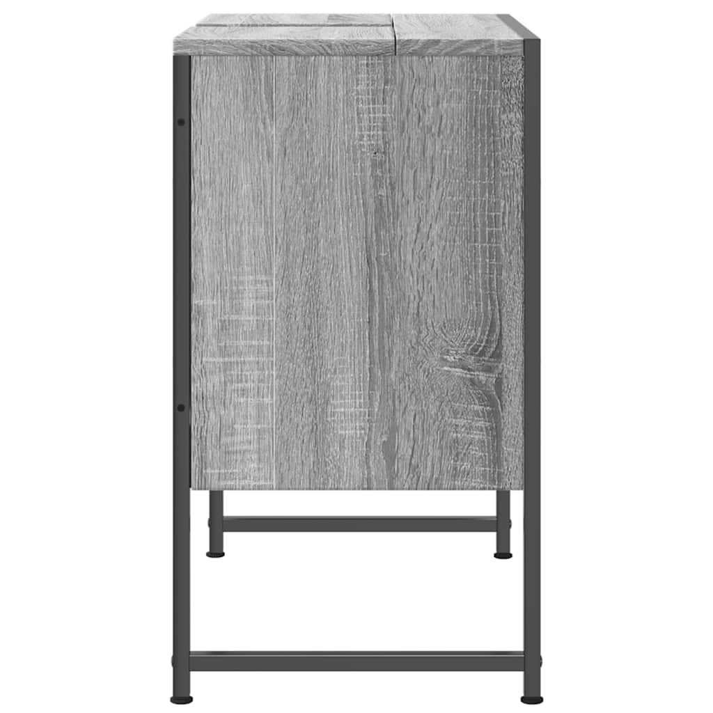 Servantskap Grå Sonoma 60X33X60 Cm Konstruert Tre
