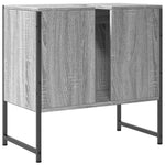 Servantskap Grå Sonoma 60X33X60 Cm Konstruert Tre
