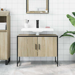 Servantskap Sonoma Eik 80X33X60 Cm Konstruert Tre
