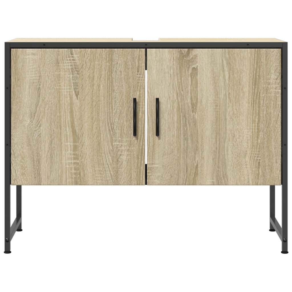 Servantskap Sonoma Eik 80X33X60 Cm Konstruert Tre