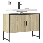 Servantskap Sonoma Eik 80X33X60 Cm Konstruert Tre