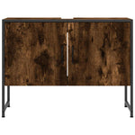 Servantskap Røkt Eik 80X33X60 Cm Konstruert Tre
