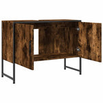 Servantskap Røkt Eik 80X33X60 Cm Konstruert Tre