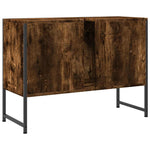 Servantskap Røkt Eik 80X33X60 Cm Konstruert Tre