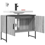 Servantskap Grå Sonoma 80X33X60 Cm Konstruert Tre