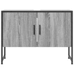 Servantskap Grå Sonoma 80X33X60 Cm Konstruert Tre