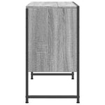 Servantskap Grå Sonoma 80X33X60 Cm Konstruert Tre