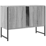 Servantskap Grå Sonoma 80X33X60 Cm Konstruert Tre