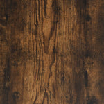 Sminkebord Med Speil Røkt Eik 80X39X80 Cm