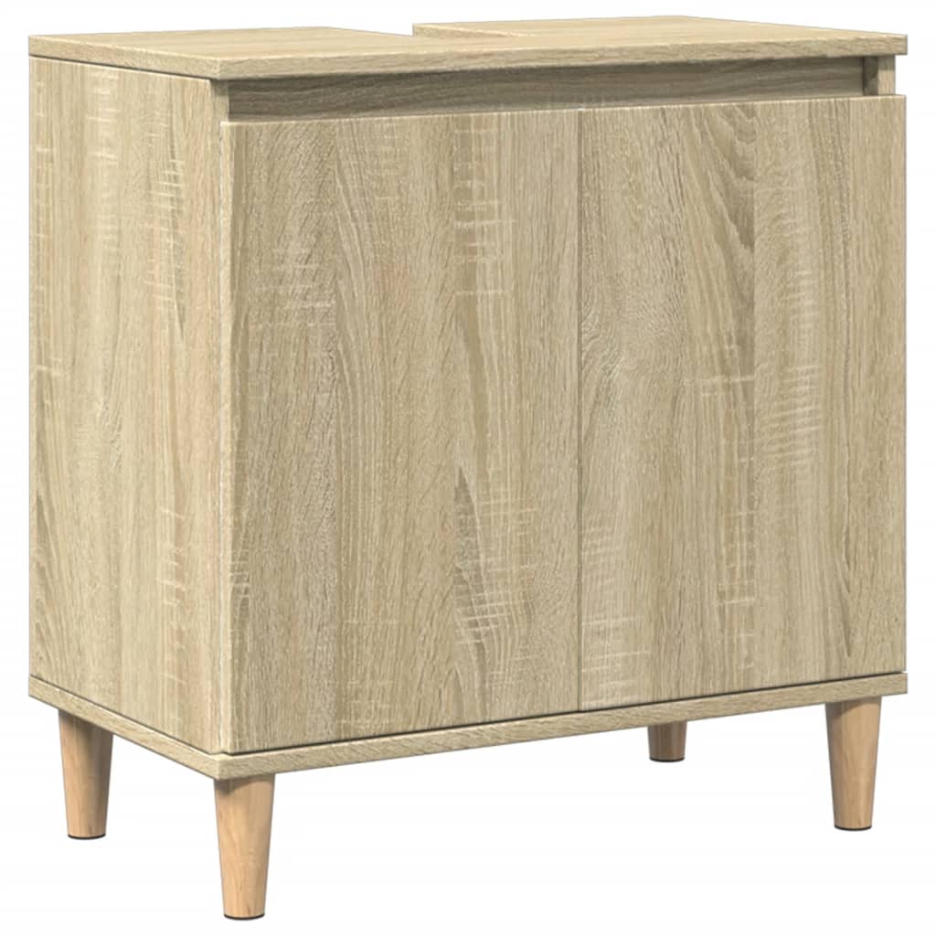 Servantskap Sonoma Eik 58X33X60 Cm Konstruert Tre