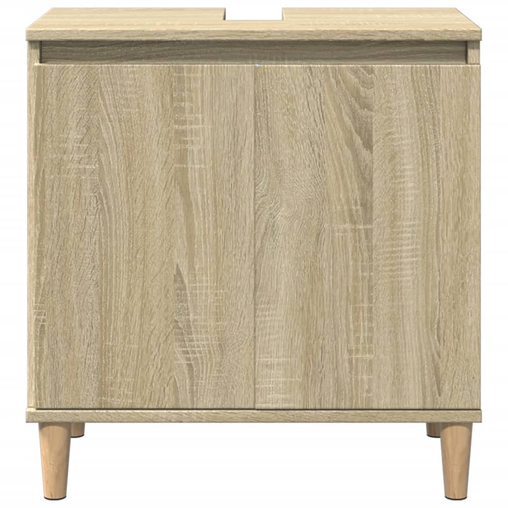 Servantskap Sonoma Eik 58X33X60 Cm Konstruert Tre