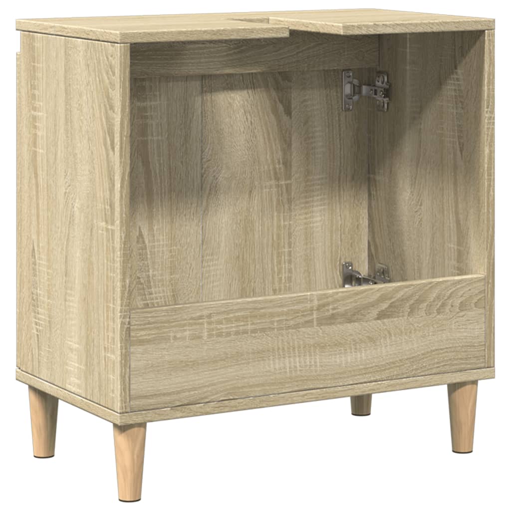 Servantskap Sonoma Eik 58X33X60 Cm Konstruert Tre