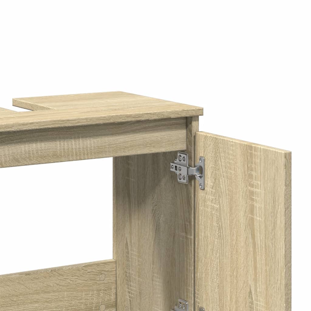 Servantskap Sonoma Eik 58X33X60 Cm Konstruert Tre