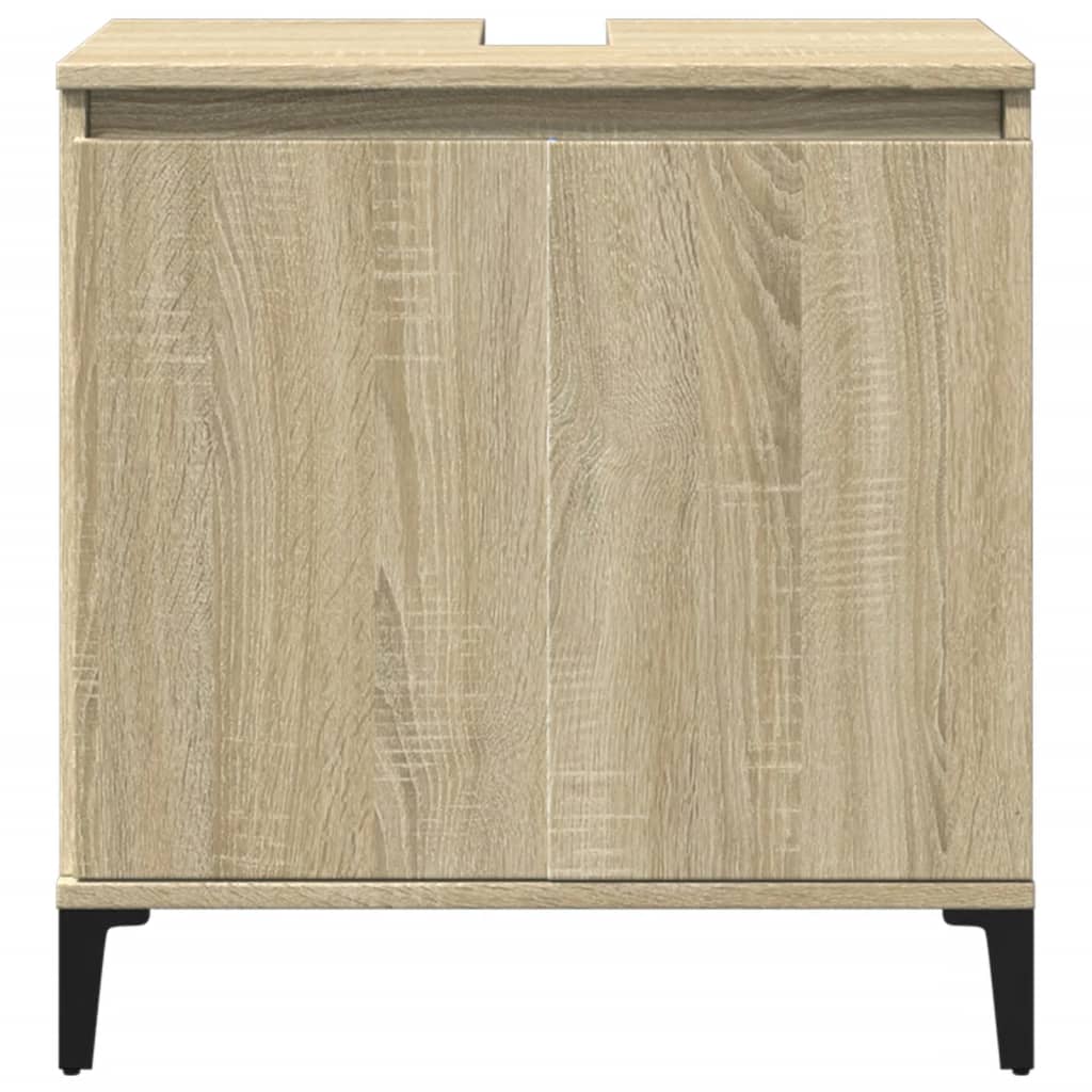 Servantskap Sonoma Eik 58X33X60 Cm Konstruert Tre