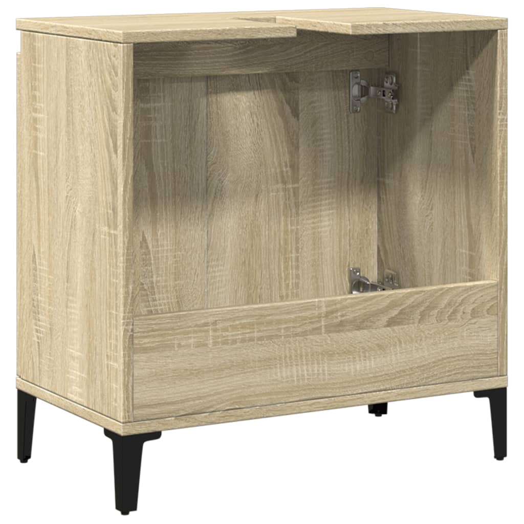 Servantskap Sonoma Eik 58X33X60 Cm Konstruert Tre