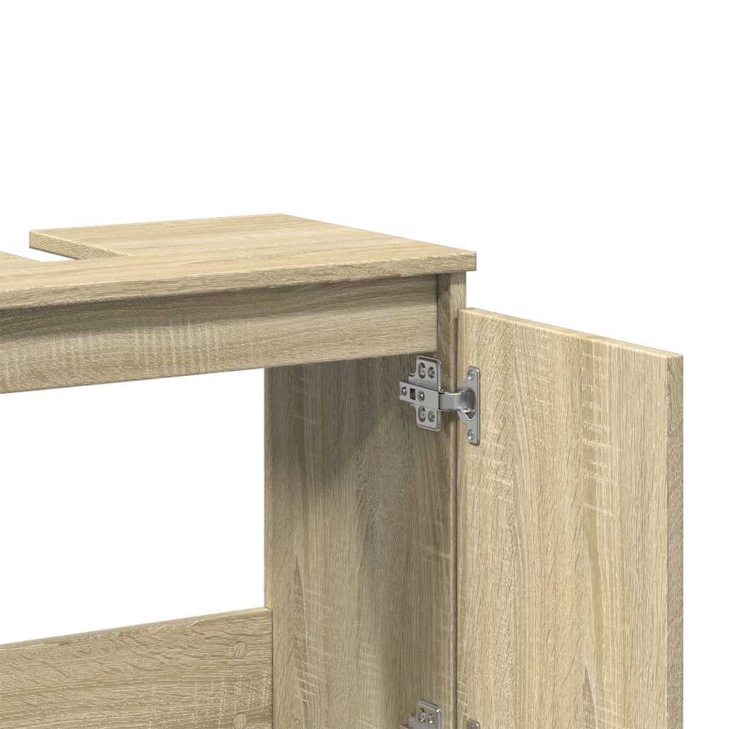 Servantskap Sonoma Eik 58X33X60 Cm Konstruert Tre