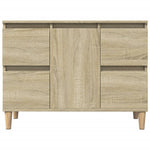 Servantskap Sonoma Eik 80X33X60 Cm Konstruert Tre