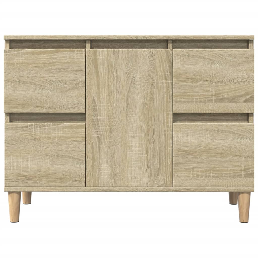 Servantskap Sonoma Eik 80X33X60 Cm Konstruert Tre