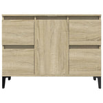 Servantskap Sonoma Eik 80X33X60 Cm Konstruert Tre