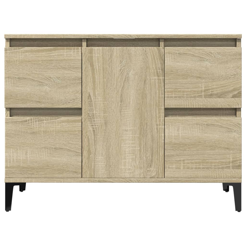 Servantskap Sonoma Eik 80X33X60 Cm Konstruert Tre