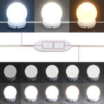 Sminkebord Med Led Brun Eik 80X41X134,5 Cm
