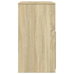 Sminkebord Med Krakk Sonoma Eik 60X40X113,5 Cm