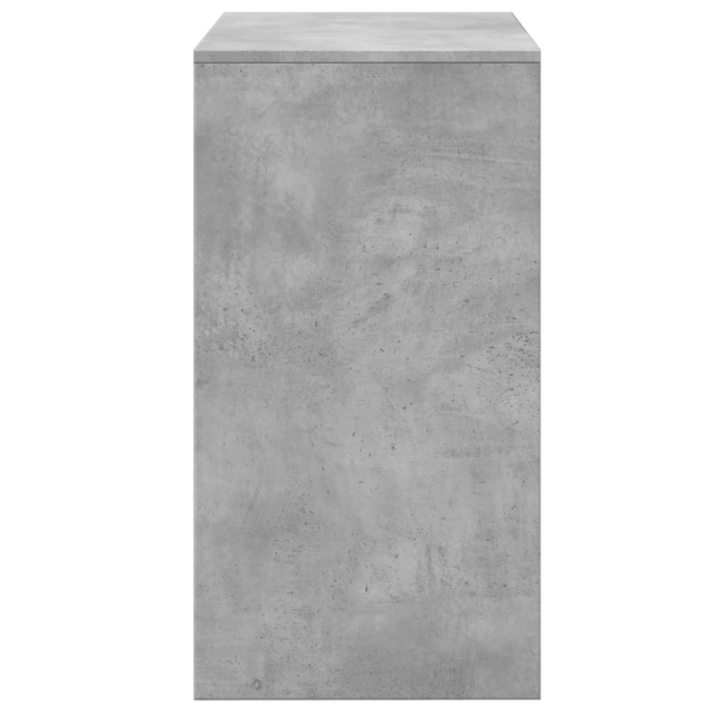 Sminkebord Med Krakk Betonggrå 60X40X113,5 Cm
