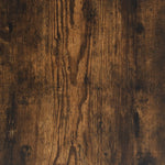 Sminkebord Med Krakk Røkt Eik 60X40X113,5 Cm
