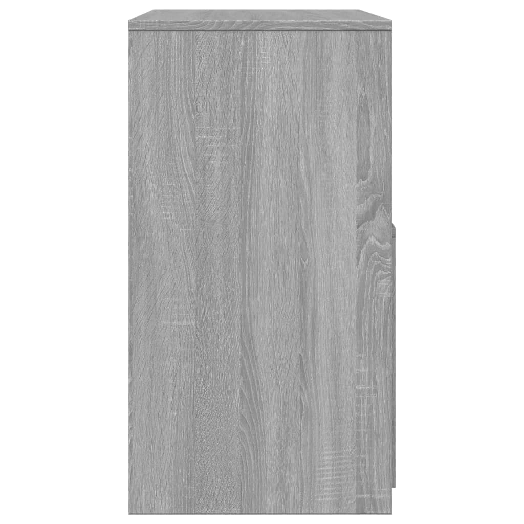 Sminkebord Med Krakk Grå Sonoma 60X40X113,5 Cm