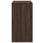 Sminkebord Med Krakk Brun Eik 60X40X113,5 Cm