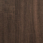 Sminkebord Med Krakk Brun Eik 60X40X113,5 Cm
