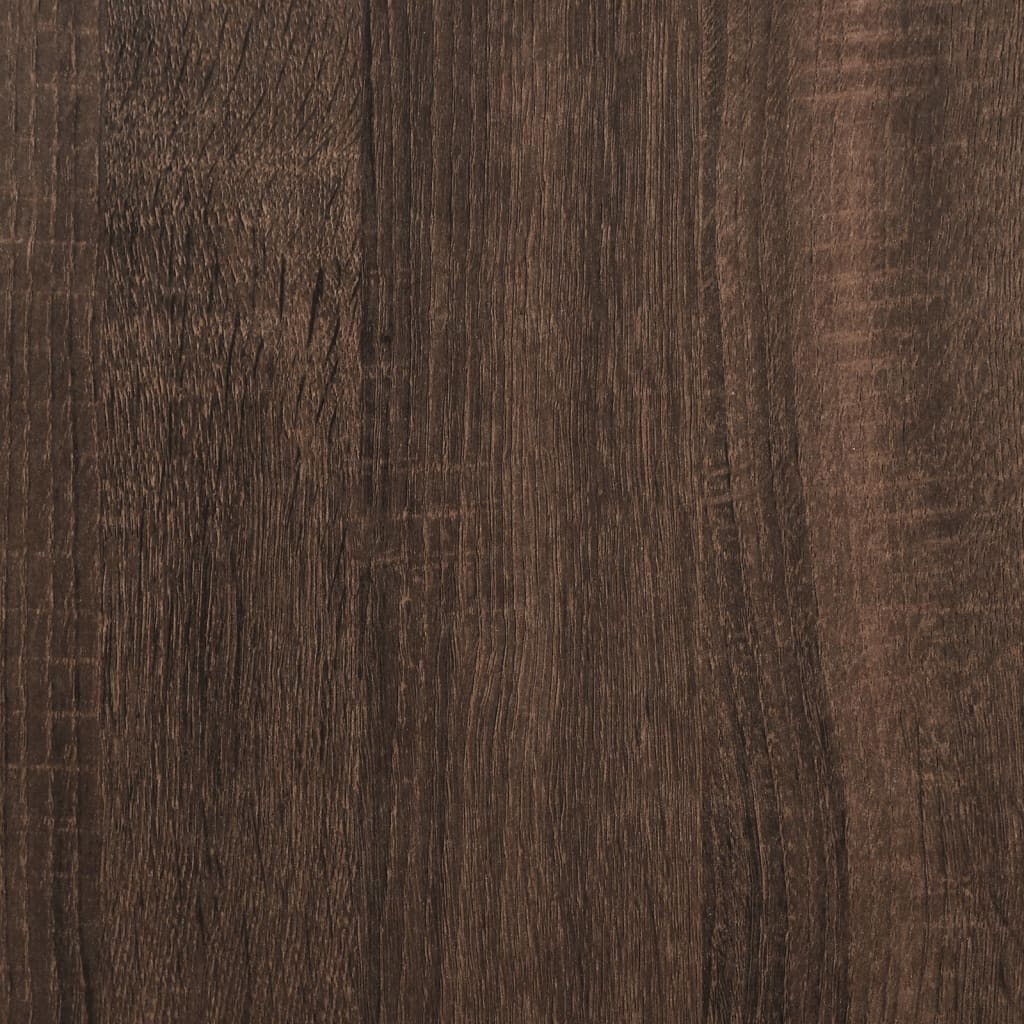 Sminkebord Med Krakk Brun Eik 60X40X113,5 Cm