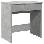 Sminkebord Med Speil Betonggrå 73X46,5X120 Cm