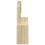 Sminkebord Med Skap Sonoma Eik 80X35X132 Cm