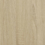 Baderomsskap Med Speil Sonoma Eik 65X20X60 Cm Konstruert Tre